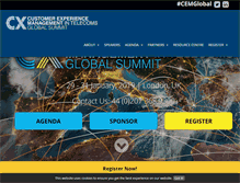 Tablet Screenshot of customerexperienceevent.com